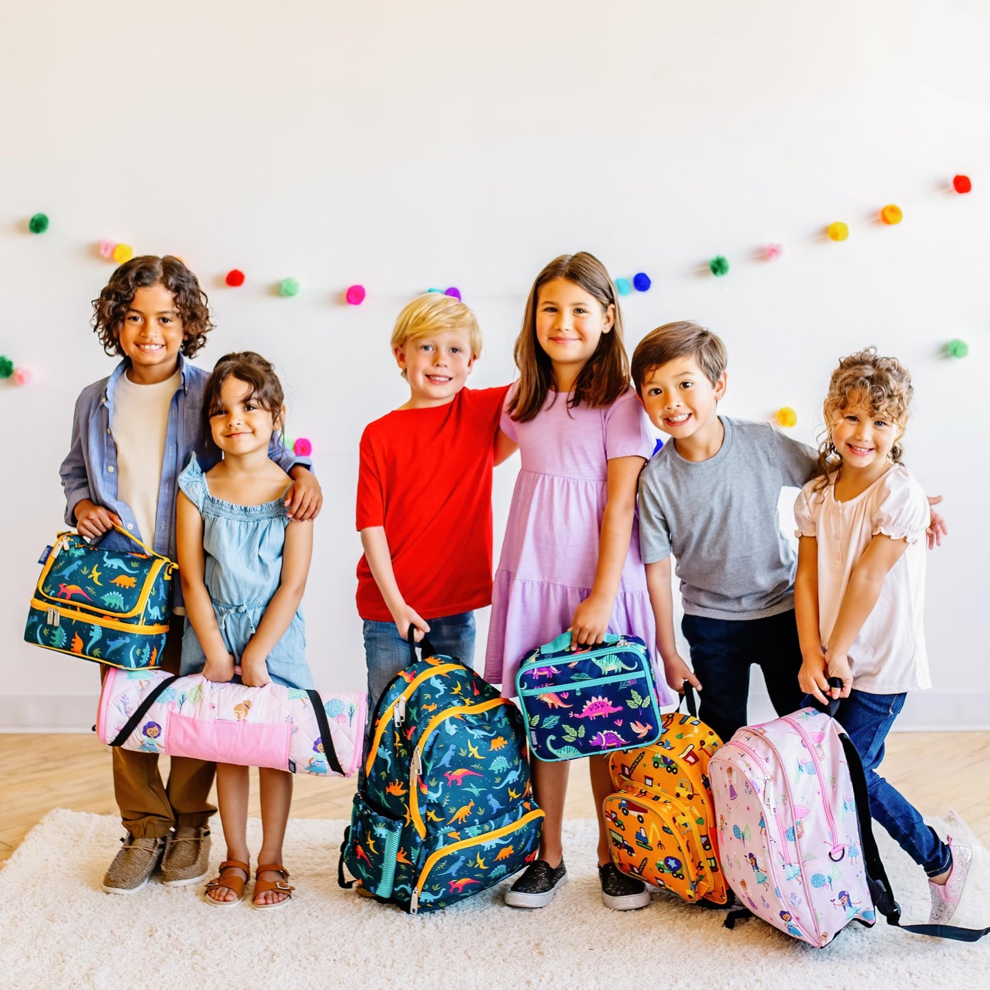Wildkin Kids Original Nap Mat – Cozy Kids Sleep Mat with Pillow, Ideal for School & Travel - Out of This World