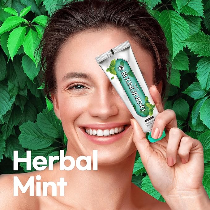 Original Toothpaste (Herbal Mint) – Natural Fluoride Korean Toothpaste for Fresh Breath, Plaque Removal, Strengthens Enamel, Paraben & SLS Free (3.52fl oz / 100g)