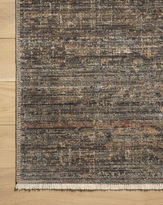 Loloi Amber Lewis Molly Collection MOL-05 Lagoon/Natural 8'-6" x 12' Low Pile Area Rug
