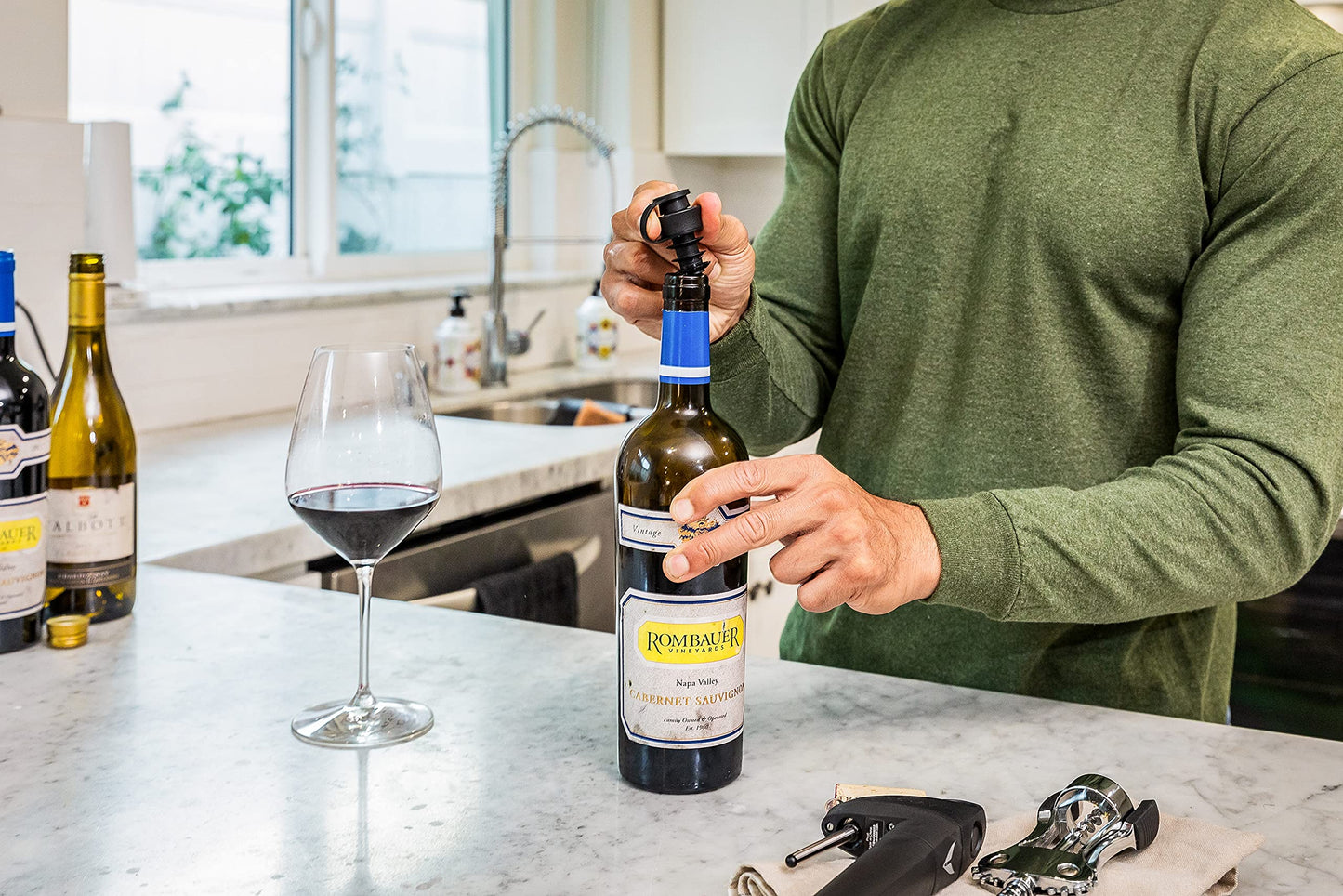 CORAVIN Pivot Stoppers - Pack of 6 For Pivot Wine Preservation System Specially Sealing Plastic Stopper