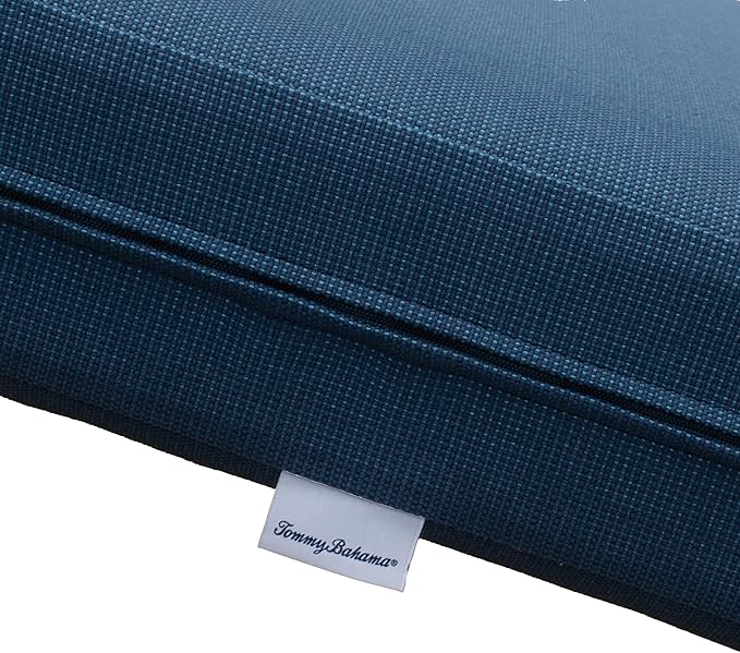 Tommy Bahama Deep Seating Lounge Cushion, 24" X 24" X 4", Bamboo Bay Cobalt
