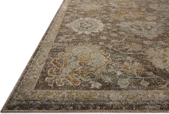 Loloi Magnolia Home by Joanna Gaines Mona Collection MOA-02 BARK/Multi 5' x 7'-8" Area Rug