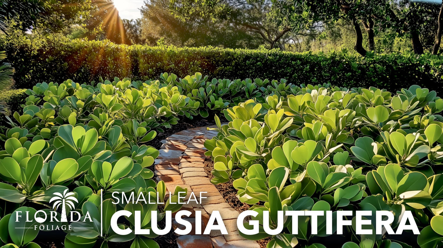 Clusia Guttifera Small Leaf | 20 Live Plants | Clusia guttifera | Privacy Hedge Plants | Evergreen Shrub for Tropical Landscaping