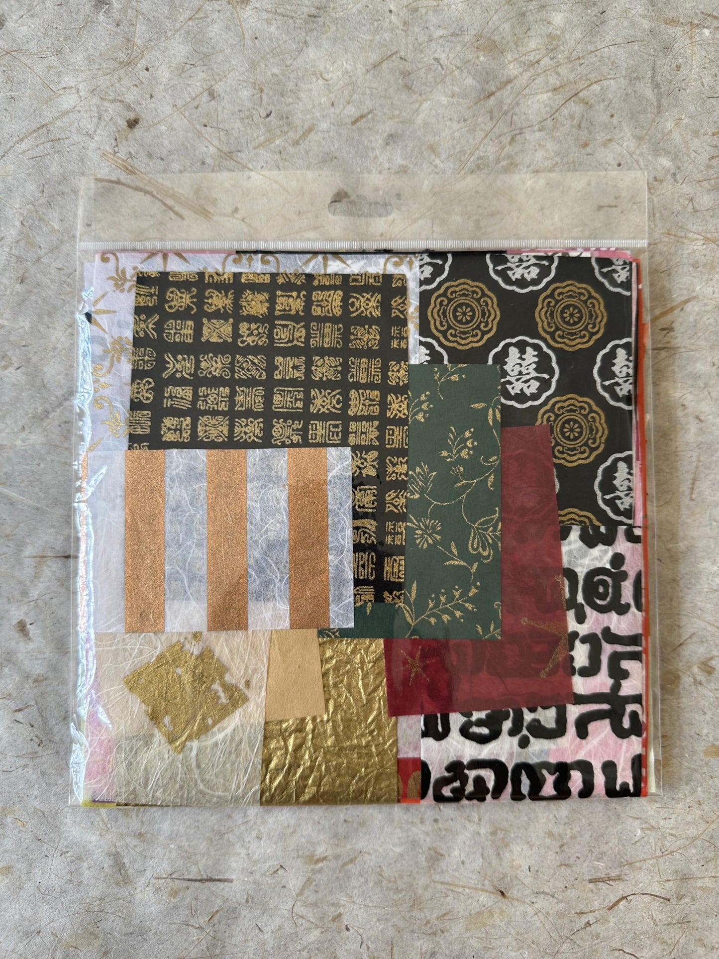 Print Carnival Scrap Pack (100 Pieces) - Mulberry Paper