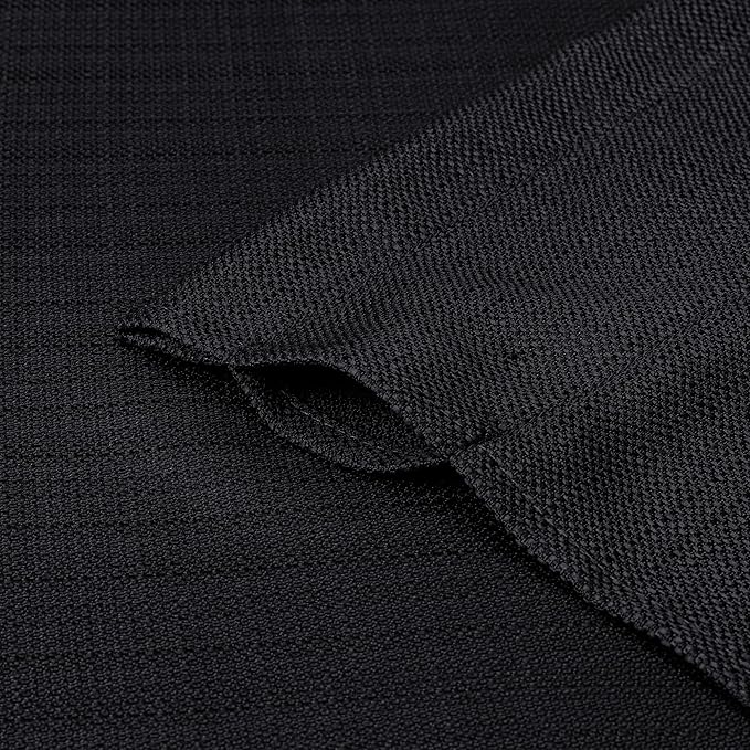 Chyhomenyc Black Valance for Windows, Faux Linen Slub Textured Small Kitchen Window Valance Curtain for Living Room Bathroom Cafe Laundry Basement, 30Wx14L inch, 2 Piece