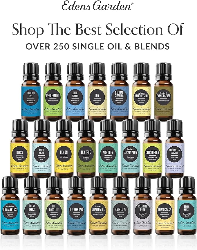 Edens Garden Essential Oil Blend 100% Pure & Natural Best Recipe Therapeutic Aromatherapy Essential Oil Blends 118 ml (4 oz)