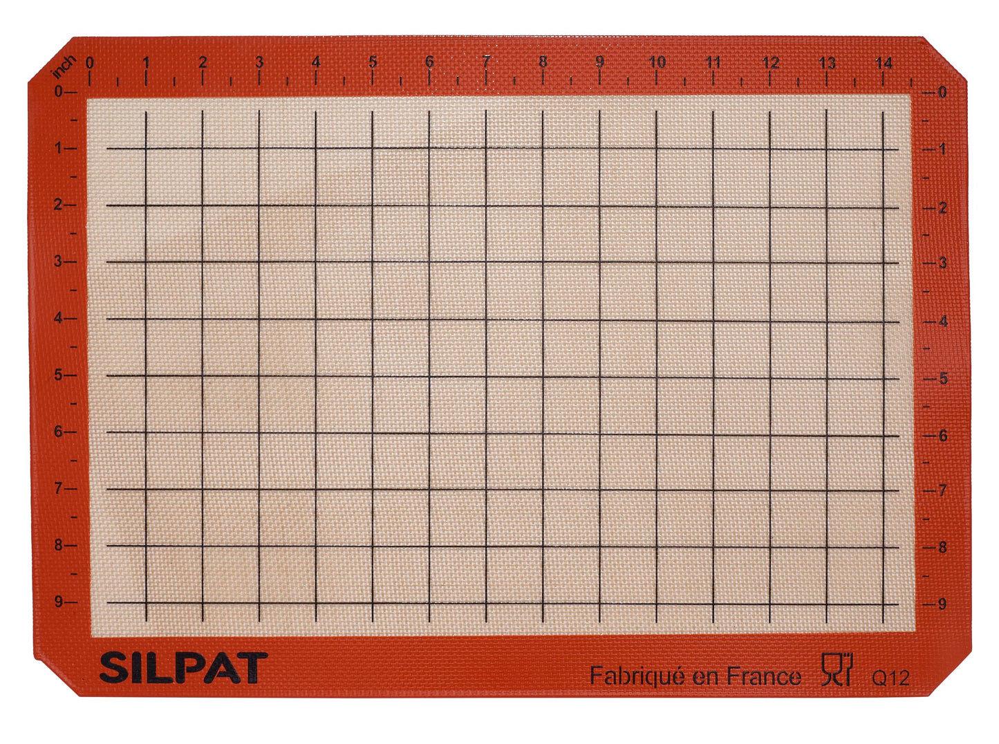 Silpat The Original Premium Non-Stick Silicone Baking Mat, Gridded Half Sheet Size, 11-5/8 x 16-1/2