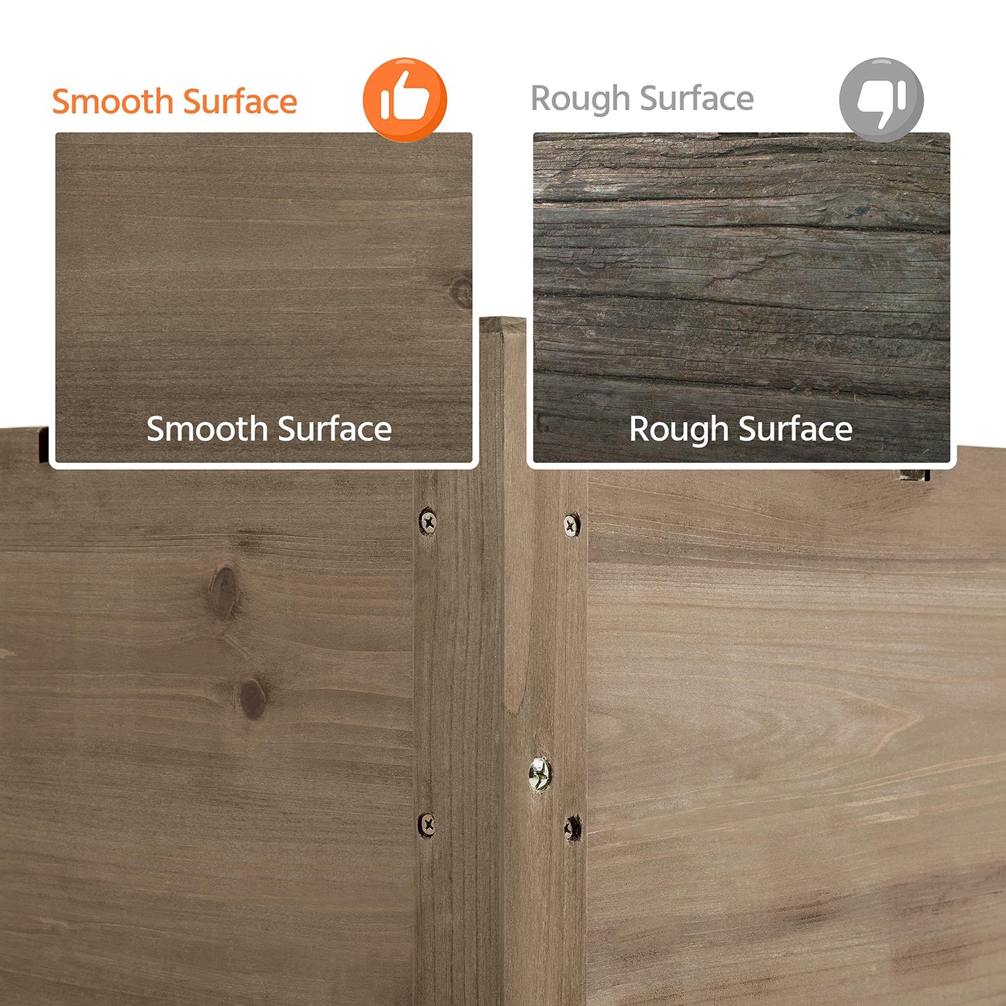 Yaheetech 49x22x32in 8 Pockets Horticulture Raised Garden Bed Elevated Wood Planter Box Stand with Foldable Side Table and Storage Shelf for Herb/Vegetables/Flowers