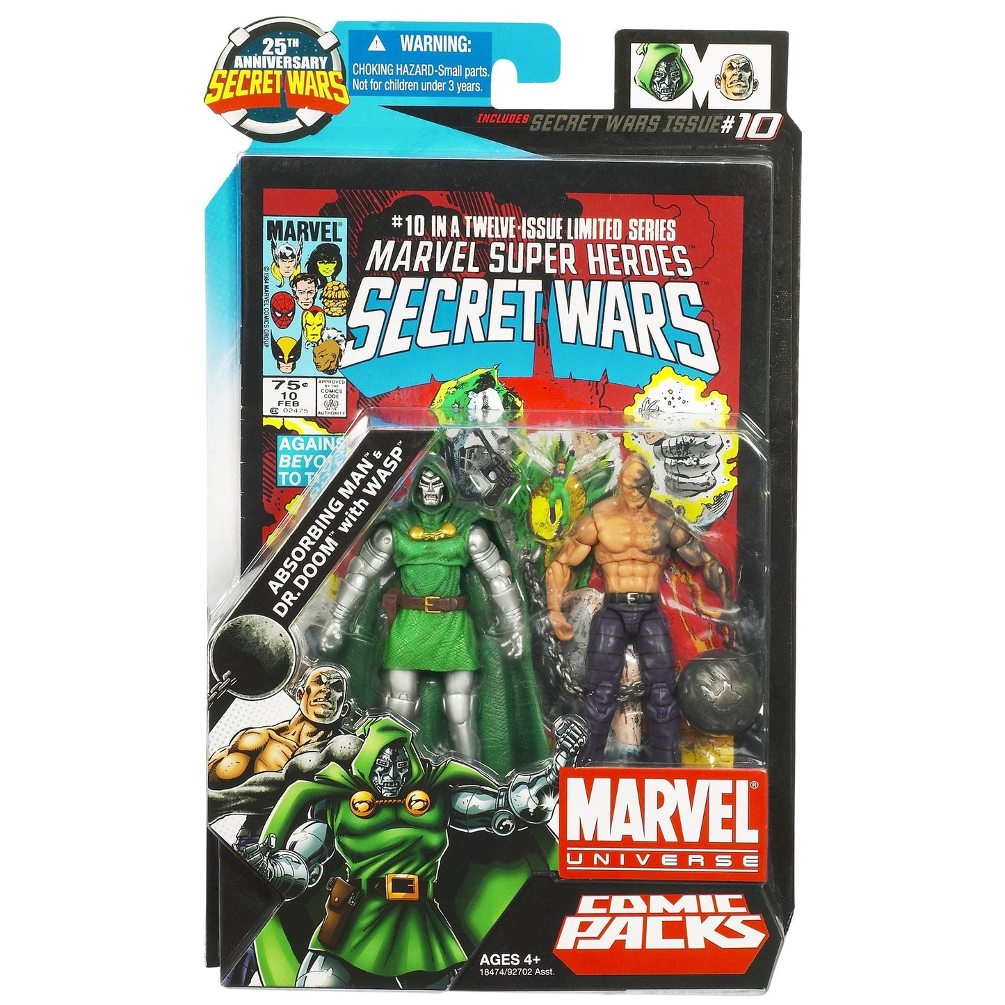 Marvel 25th Anniversary Comic 2 Pack Absorbing Man And Dr Doom