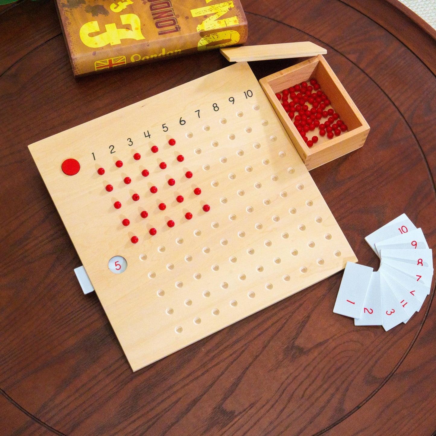 Premium Montessori Math Kit 3| Complete 12-in-1 Curriculum Set for Ages 3-12 | Stamp Game, Bead Boards, Snake Games, Clock & More | Homeschool & Classroom Materials | 12.2 kg/27lbs (Math Series Kit 3)