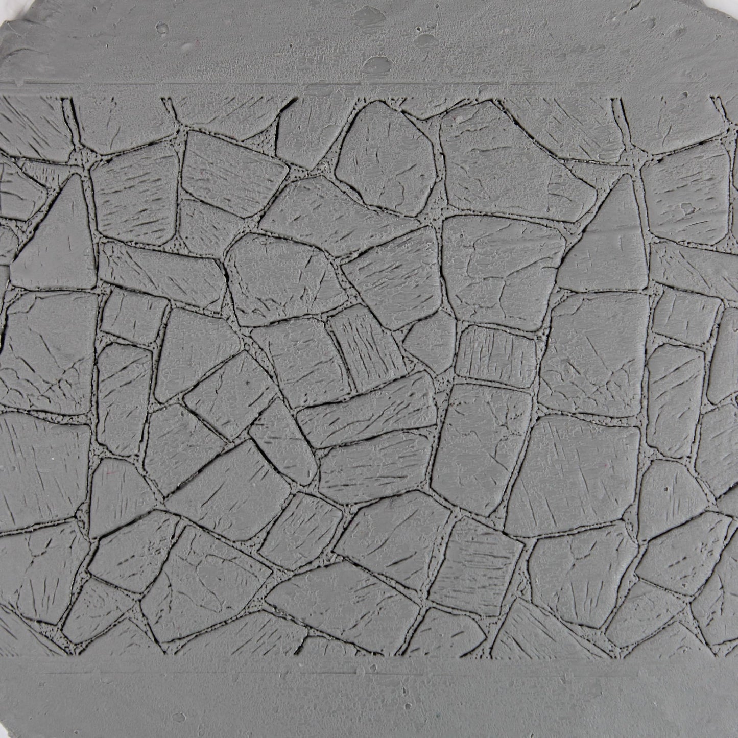 Flagstones Clay Texture Roller (4") - Seamless Set #02 - Embossing Pattern Roller for Polymer & Ceramic Clay, Pottery & Crafts