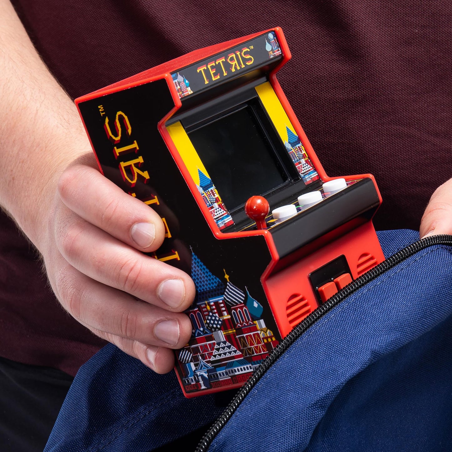 Arcade Classics - Retro Mini Arcade Game, Full Color Screen, Classic Handheld Electronic Game Console, 90s Toy, Great Gift for Kids 8+, Tetris