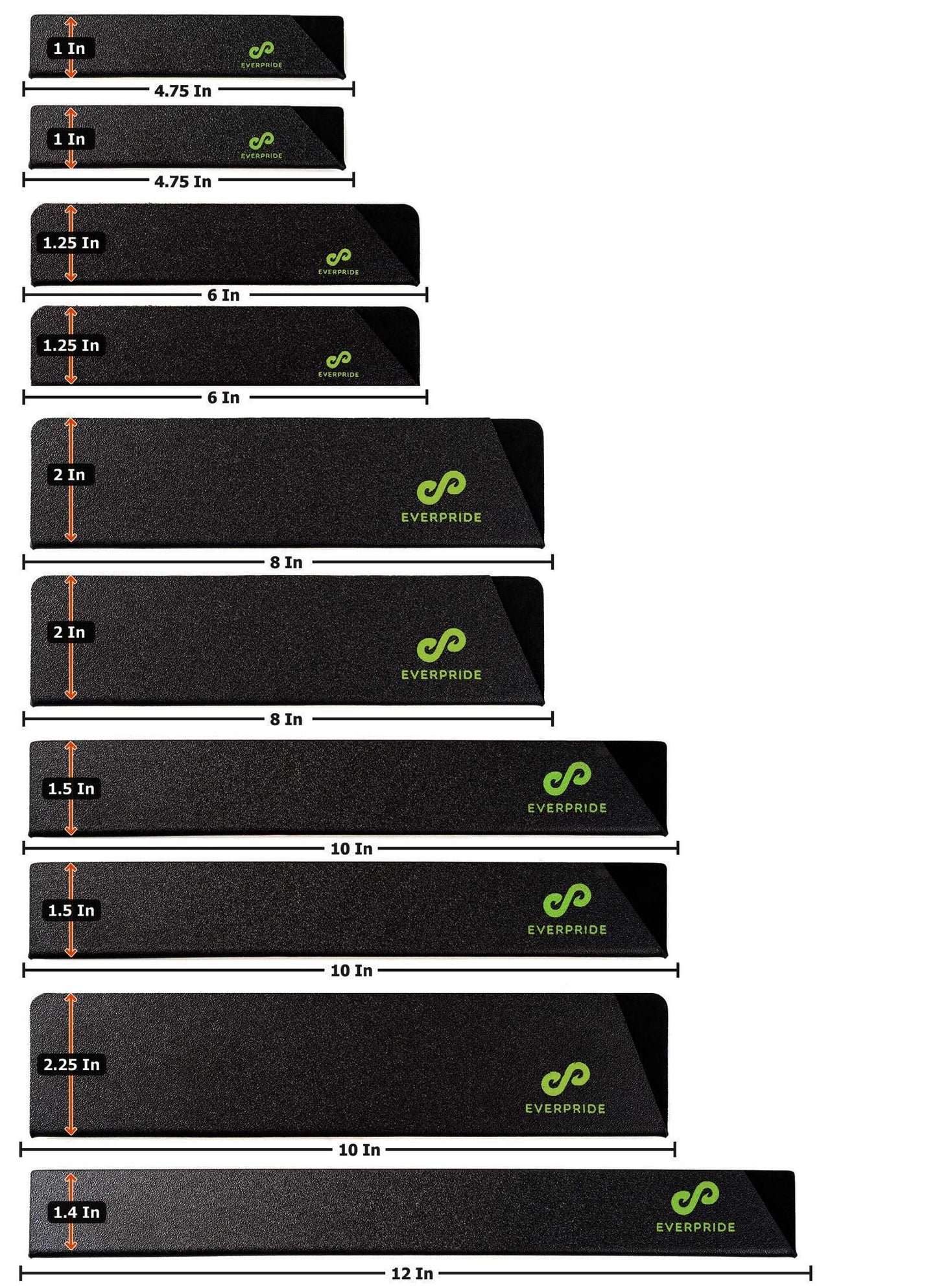EVERPRIDE Chef Knife Sheath Set (10-Piece Set) Universal Blade Edge Cover Guards for Chef’s and Kitchen Knives – Durable, BPA-Free, Felt Lined, Sturdy ABS Plastic – Knives Not Included