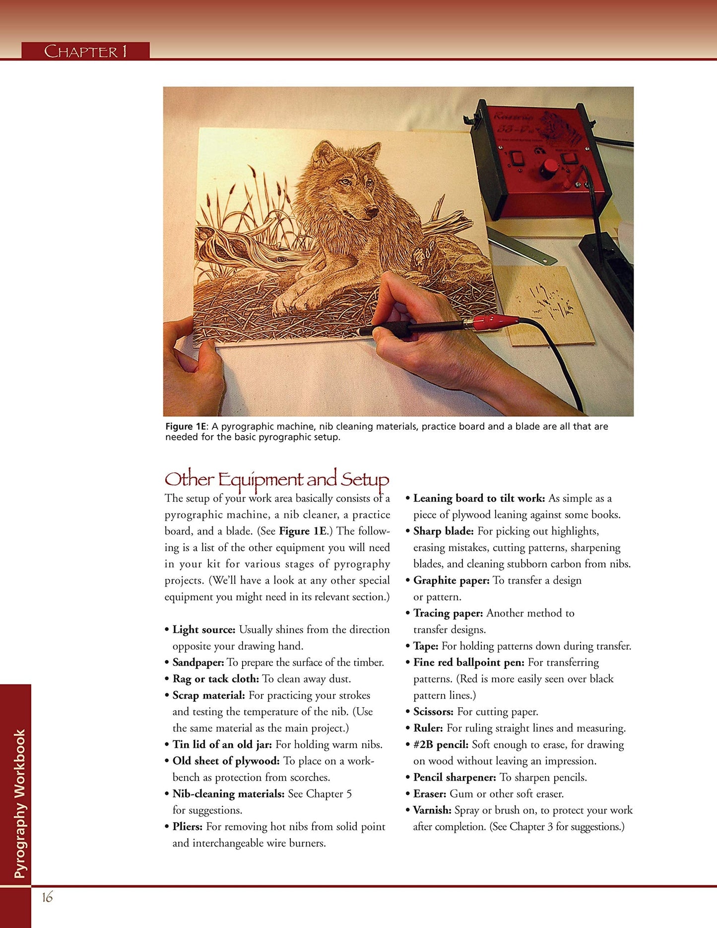 Pyrography Workbook: A Complete Guide to the Art of Woodburning (Fox Chapel Publishing) Step-by-Step Projects and Patterns with Texture, Shading, and Color Techniques for Woodburners