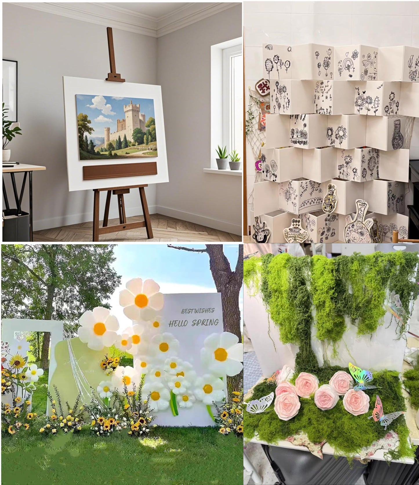 Foam Board 18 x 24 in, ZXUNLIEH 12 Pack White Poster Board, 3/16 in Thick Craft Foam Core Board, Puzzle Board, Double Sided, Foam Sheets for Picture, Project, Presentation, Artwork, Signage and Crafts