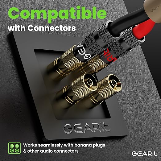 GEARit Outdoor Speaker Wire CL3 Rated, 16 Gauge Speaker Wire, Speaker Cable 250 ft for Outdoor Speakers, Patio, Garden, Backyard Audio, Direct Burial in Ground/in Wall, OFC (Brown, 2-Conductors)
