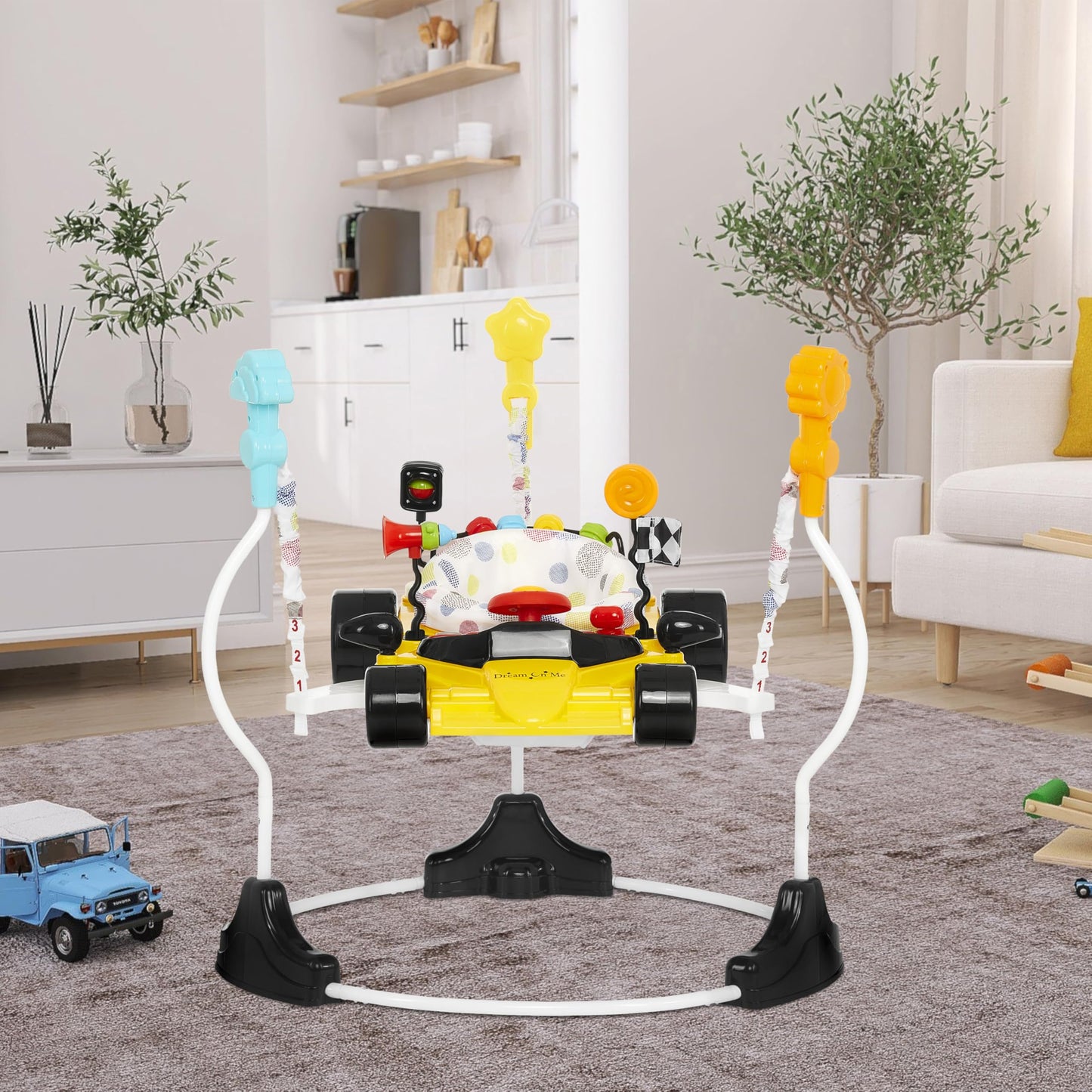 Dream On Me Champ Activity Center and Jumper in Yellow