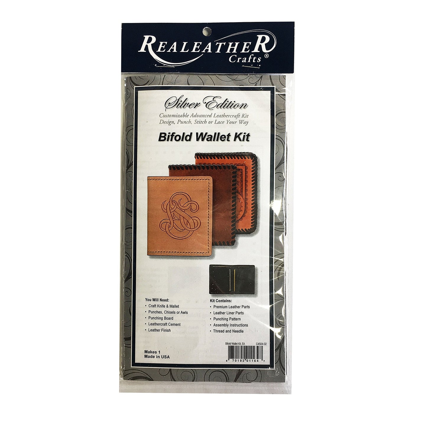Realeather Bifold Wallet Leathercraft Kit