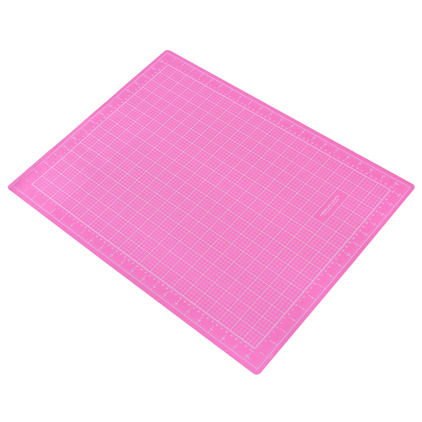 Pink Double-Sided Self-Healing Cutting Mat-18"X24"