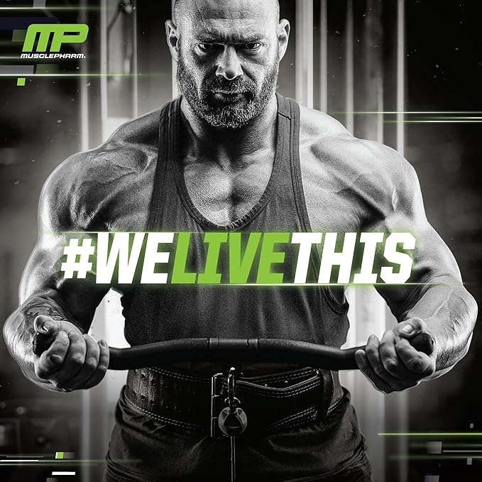 MusclePharm Combat Protein Powder, Banana Cream Flavor, Fuels Muscles for Productive Workouts, 5 Protein Sources including Whey Protein Isolate & Egg Albumin, Gluten Free, 4 lb, 52 Servings