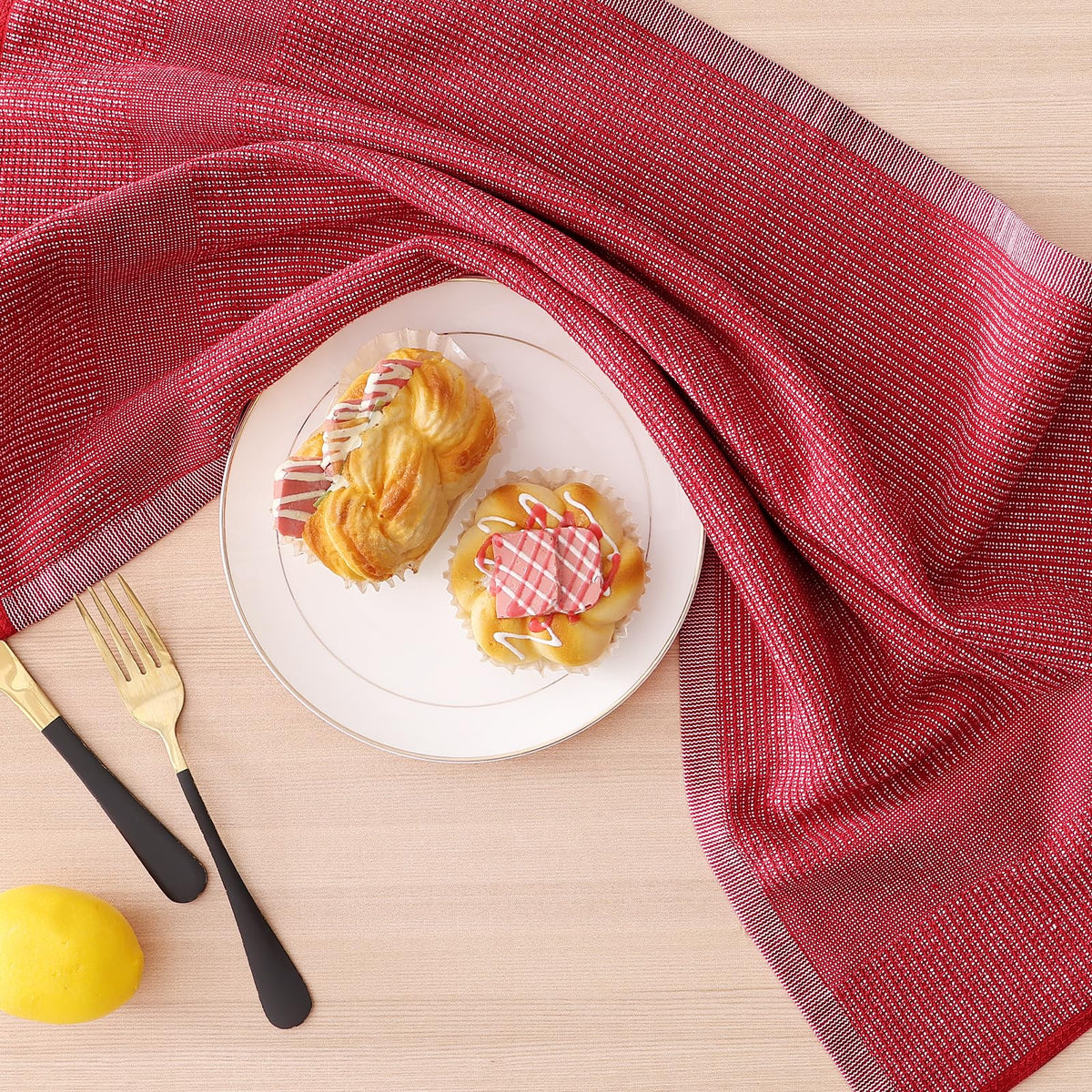 380 GSM Cotton Premium Kitchen Towels 3 Pack (3 Count)