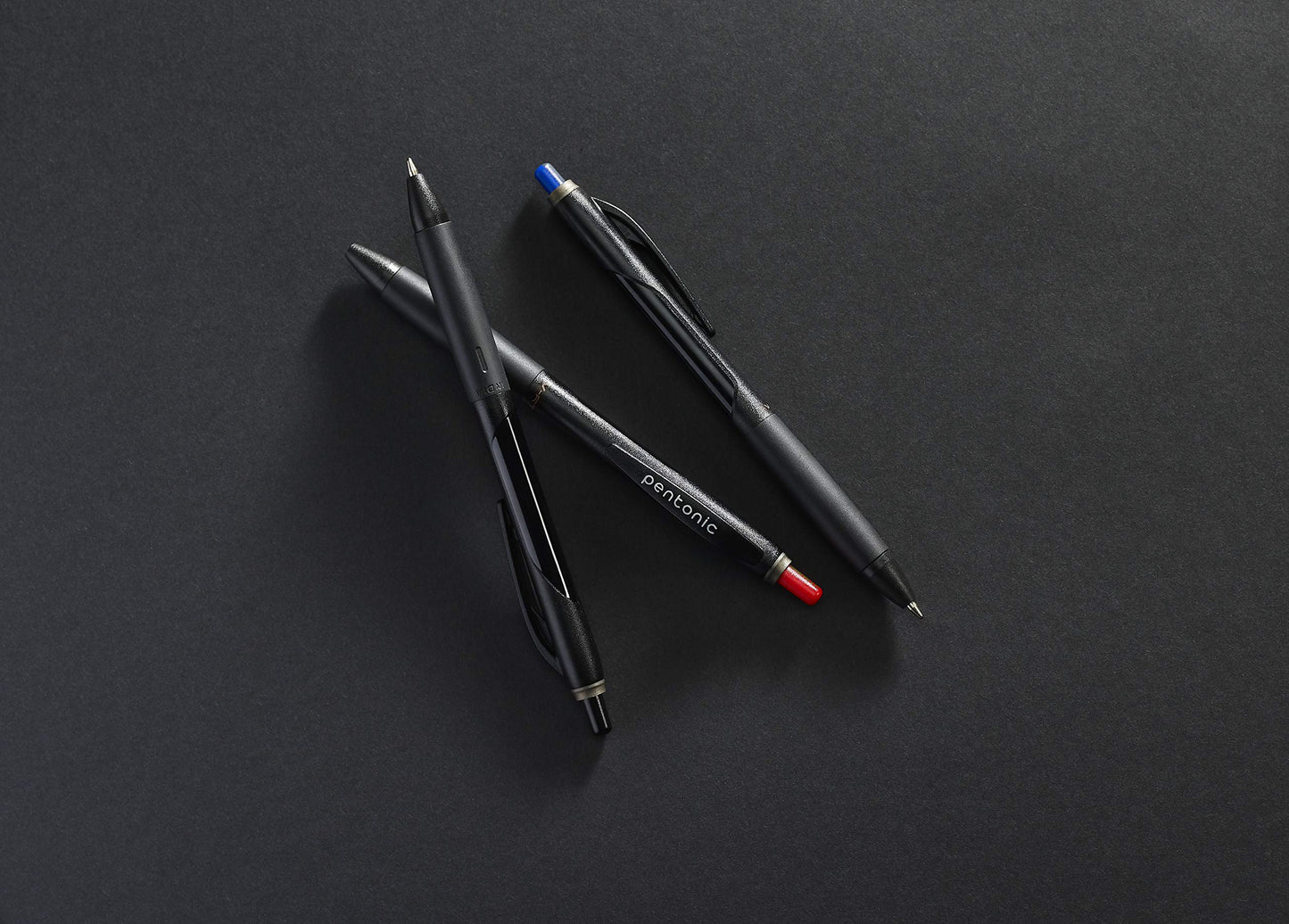 linc Pentonic BR-T Retractable Ballpoint Pens, 12 Count, Blue Ink, 0.7 mm Fine Point, Smooth Writing For Journaling, Office & School (PEN12123)