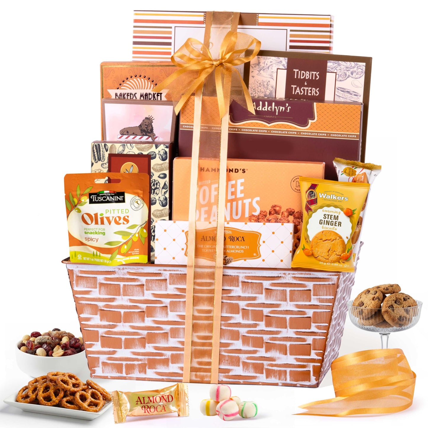Broadway Basketeers Mother's Day Basket, Gift Basket with Gourmet Snack Assortment for Mom, Her, Thank You, Congratulations, Corporate Gifts, Kosher