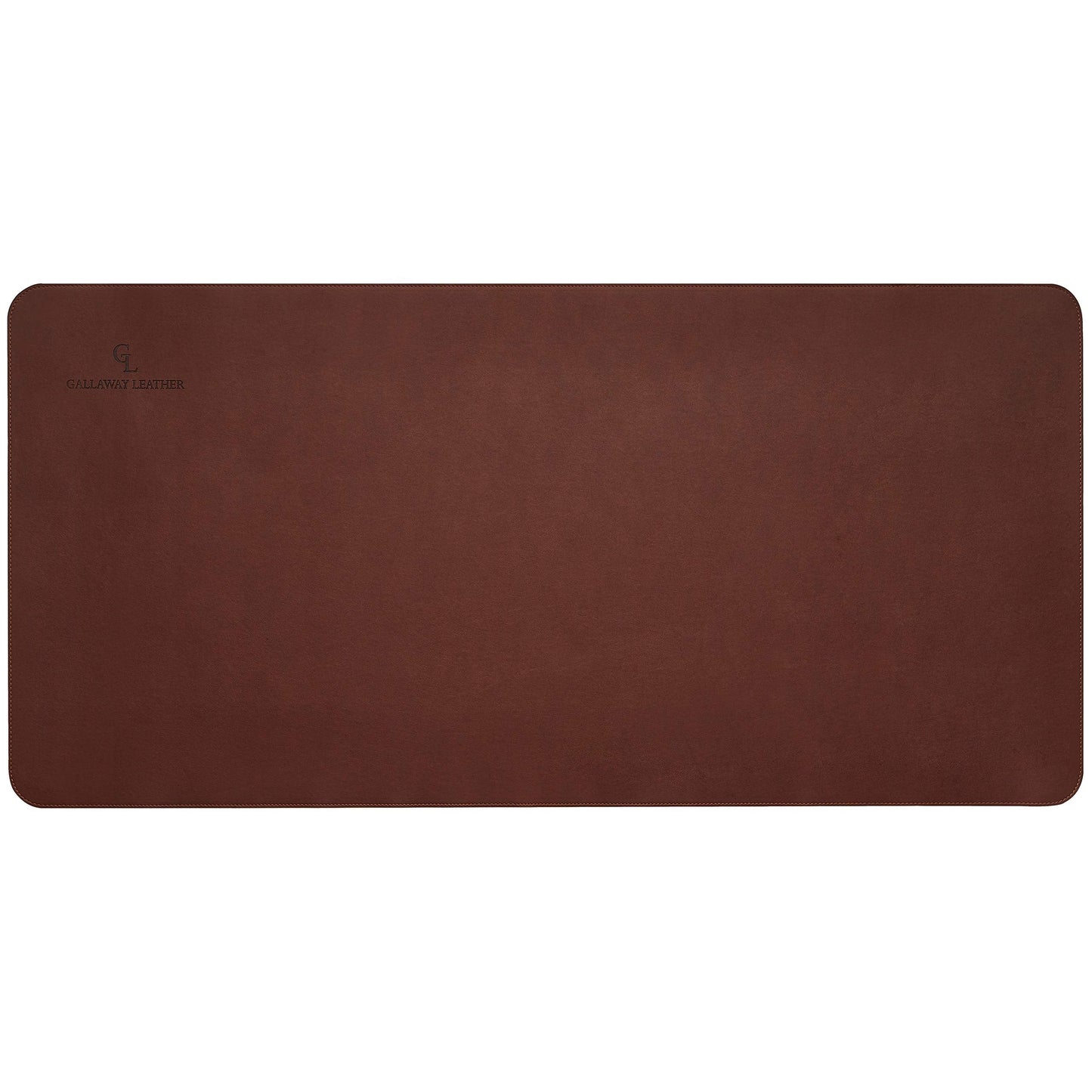 Gallaway Leather Desk Mat, Office Writing Desk Pad, Large 36" x 17" Dark Brown, for Top of Desks, Gift Ready Elegant Computer Desk Cover Protector PU Leather