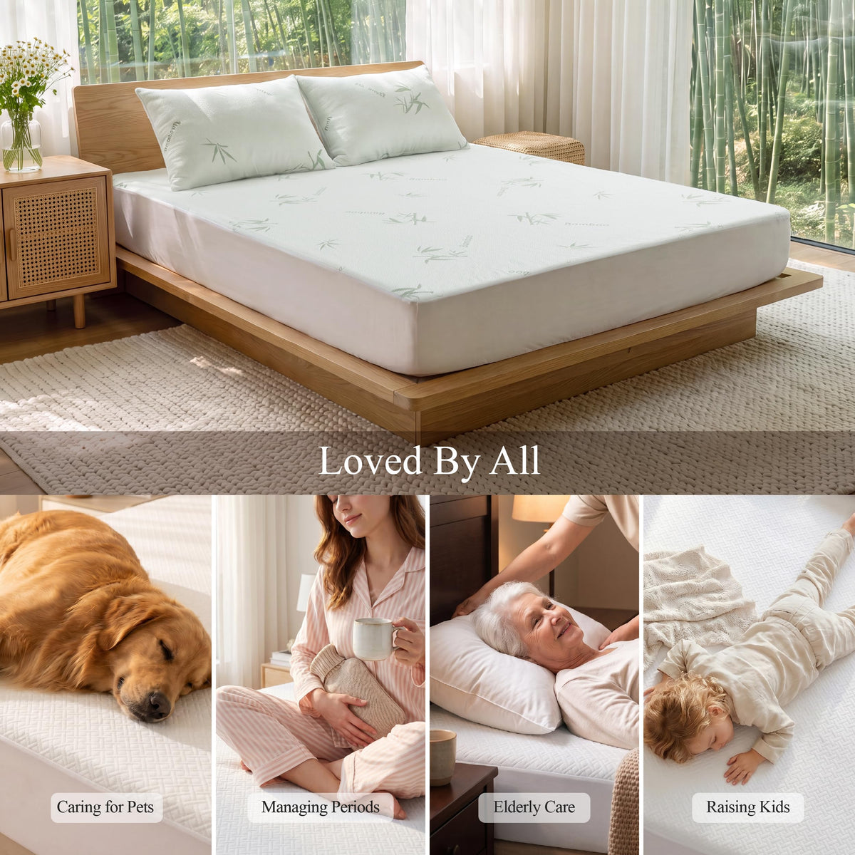 Cal King Waterproof Mattress Protector