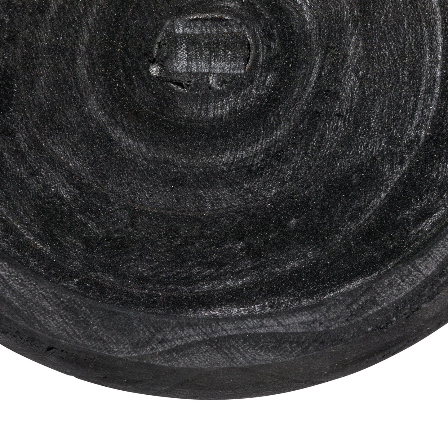 Creative Co-Op Decorative Paulownia Wood Container with Lid, Black