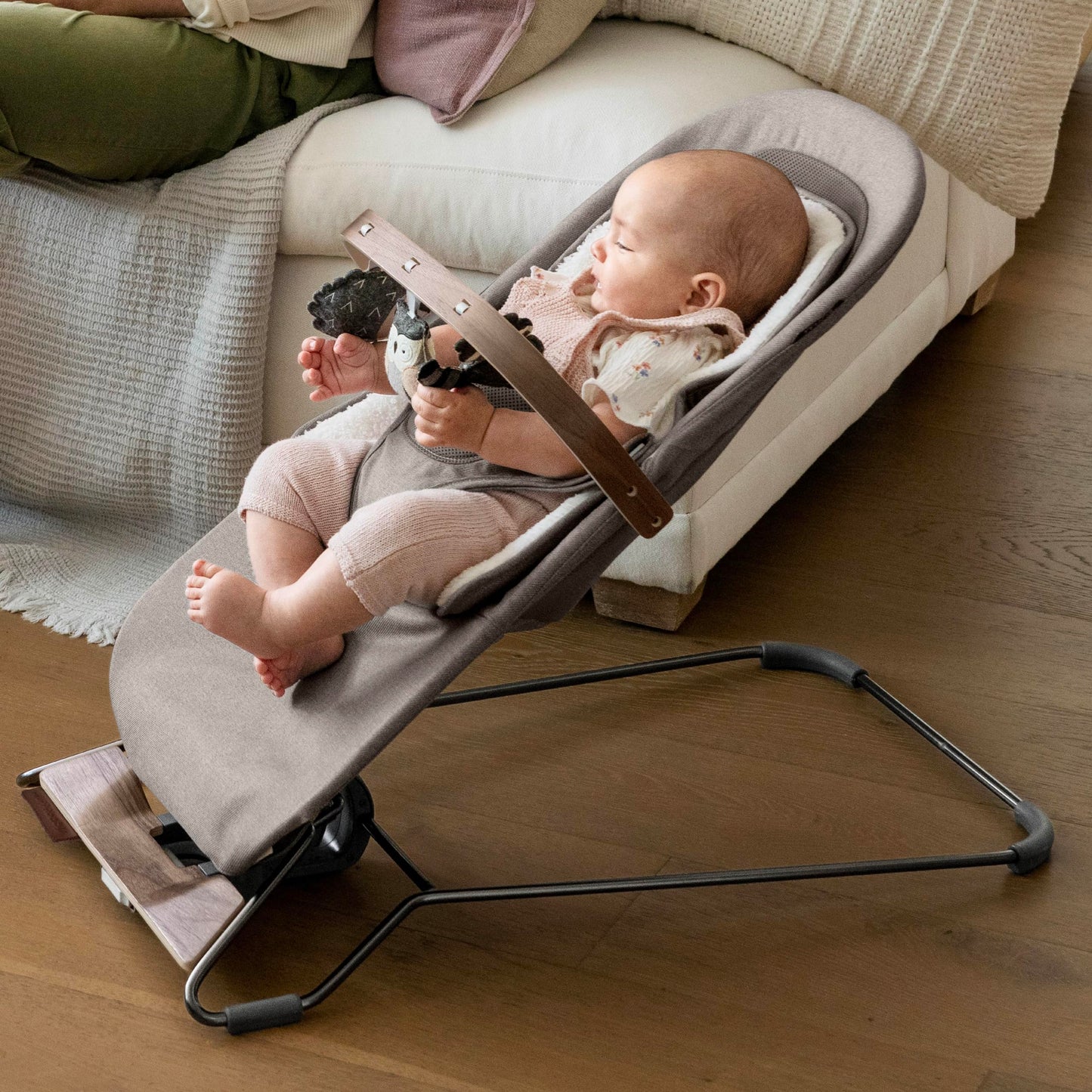 UPPAbaby Mira Forest Fun Toy Bar/Easily Attaches to Baby Bouncer/Sensory Entertainment