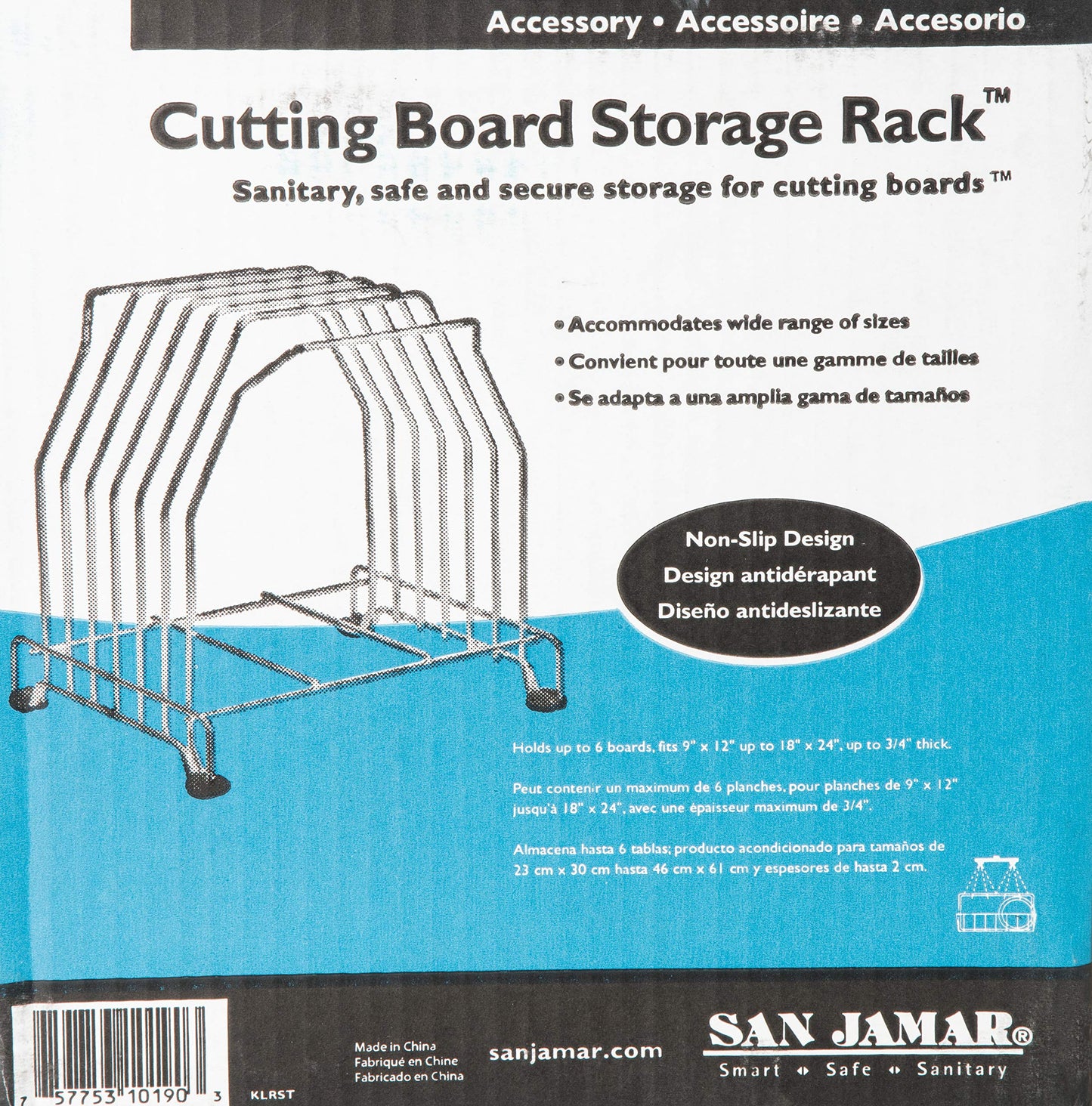San Jamar KLRST Kolor-Cut Storage Stand