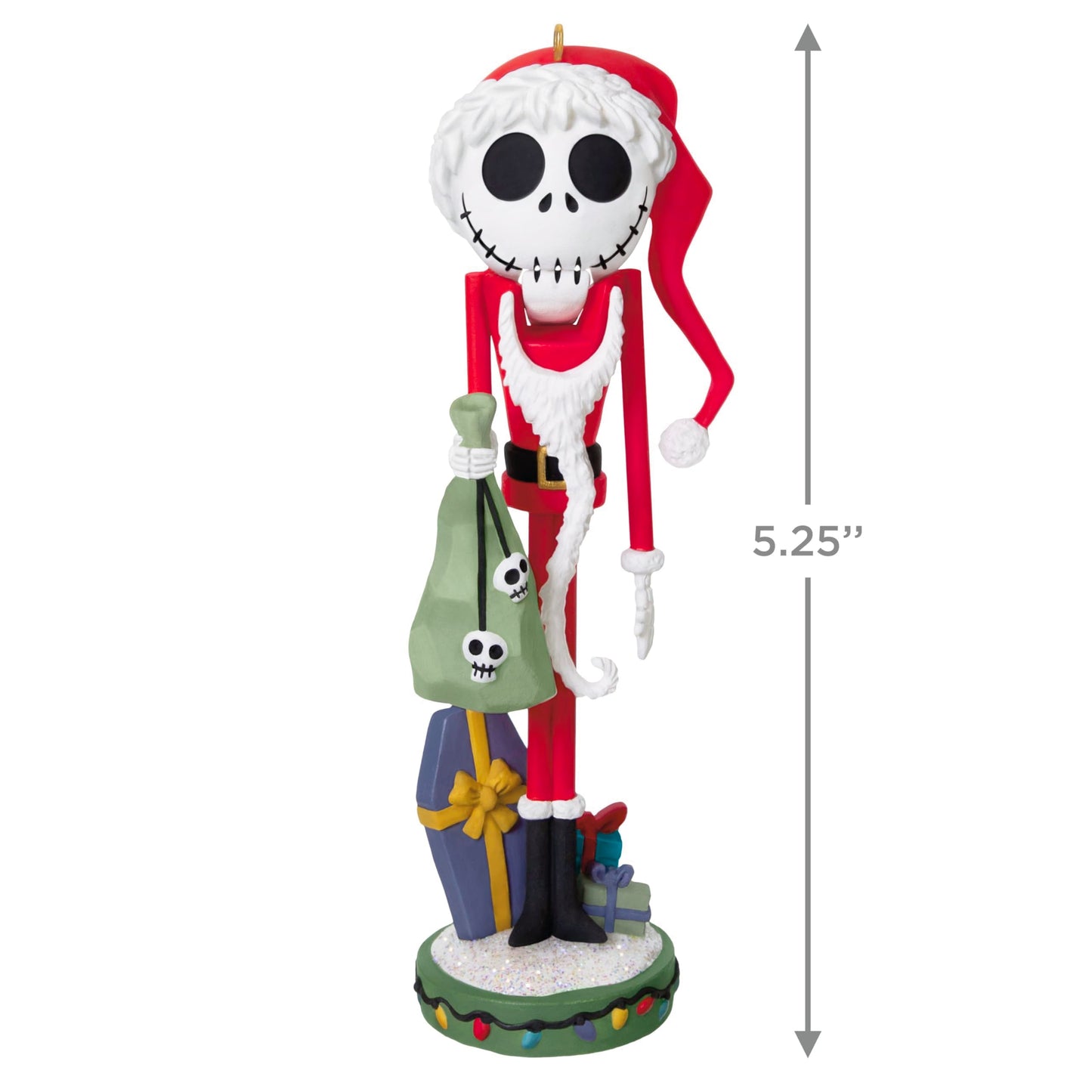 Hallmark Keepsake Disney Christmas Ornament, Tim Burton's The Nightmare Before Christmas Santa Jack Skellington Nutcracker, Gifts for Disney Fans