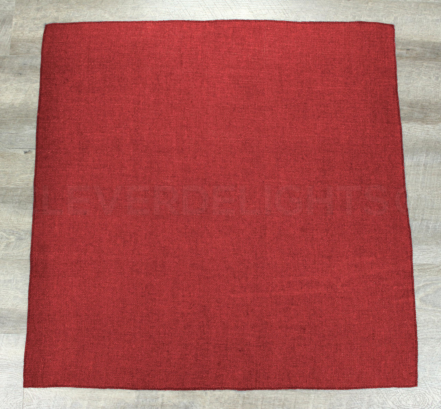 CleverDelights 36 Inch Red Burlap Squares - 4 Pack - 100% Jute Burlap Fabric - Finished Edges - 36" x 36"