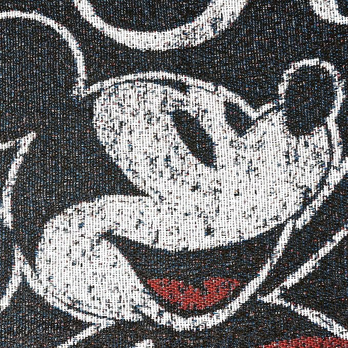 Disney's Mickey Mouse, "Amazing Day" Woven Tapestry Throw Blanket, 48" x 60", Multi Color