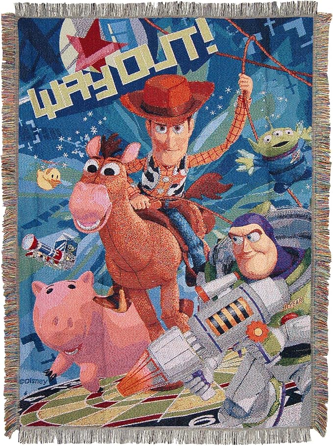 Northwest Way Out Woven Tapestry Throw Blanket, 48" x 60"