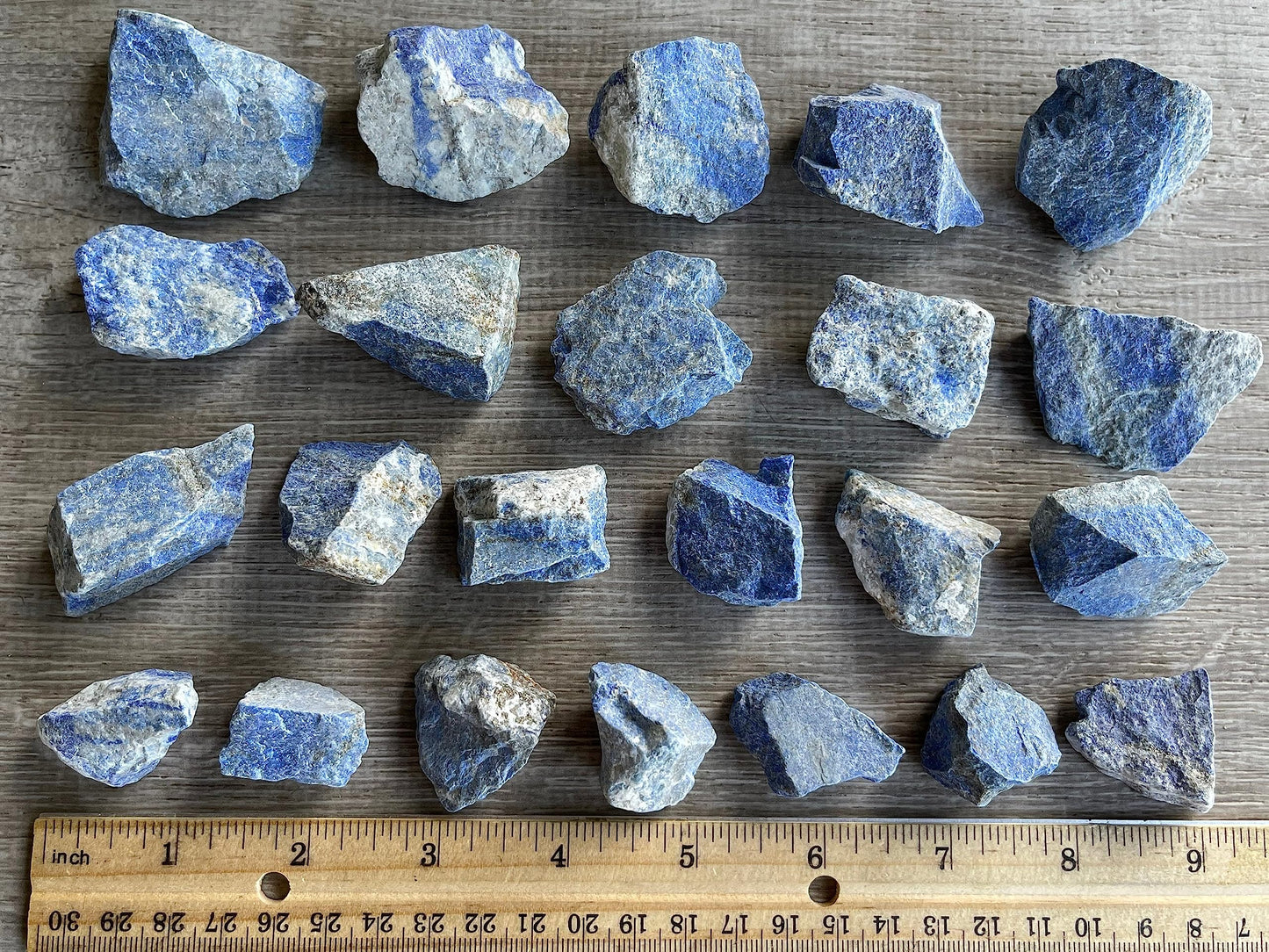 GAF TREASURES Wholesale Raw Lapis Lazuli Crystals, Natural Lapis Lazuli Stone, Natural Rough Lapis Lazuli Crystals, Lapis Lazuli Rough, Lapis Lazuli Healing Crystals (Lapis Lazuli, 0.5 Pound)