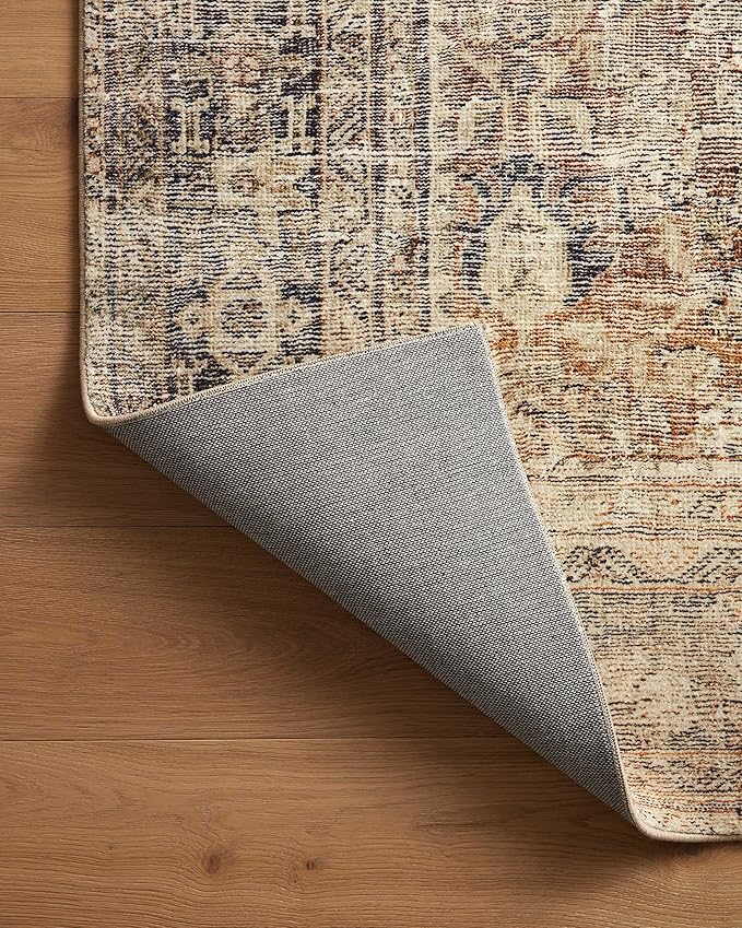 Loloi Amber Lewis Morgan Collection MOG-01 Sunset/Ink 2'-3" x 11'-6" 38" Thick Runner Rug feat. CloudPile, Neutral, Room Décor, Vintage Inspired, Livingroom, Bedroom, Dining Area