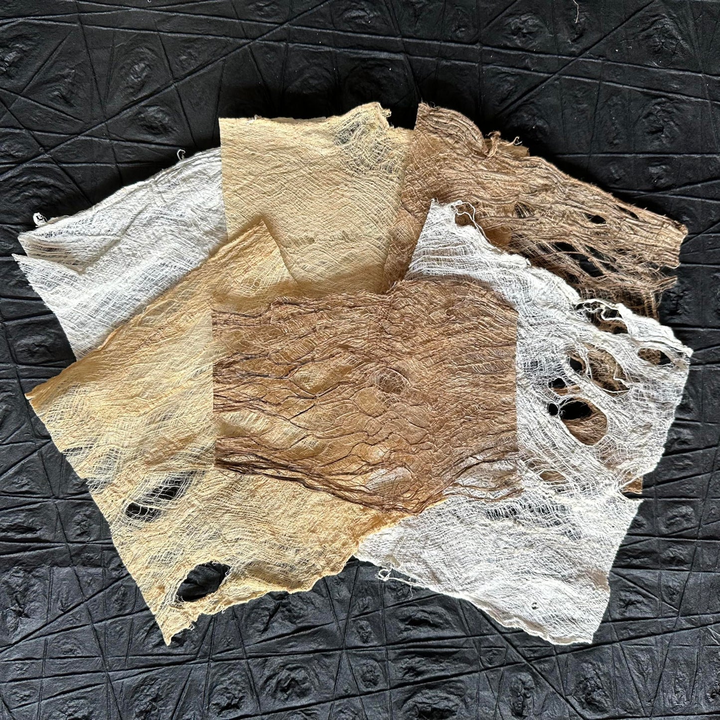 Kozo Studio - Flexi Mulberry Bark Pack | Premium Decorative Paper for Scrapbooking, Card Making, Collage, Mixed Media Crafts, and DIY