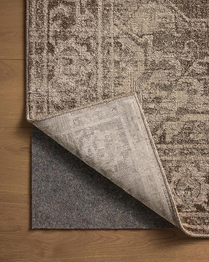 Loloi Magnolia Home by Joanna Gaines Mona Collection MOA-01 Cocoa/Stone 2'-6" x 10'-0" Runner Rug