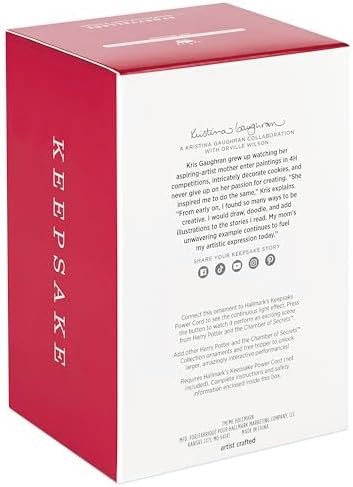 Hallmark Keepsake Christmas Ornament, Harry Potter and The Chamber of Secrets Collection Harry Potter with Light and Sound, Gifts for Harry Potter Fans