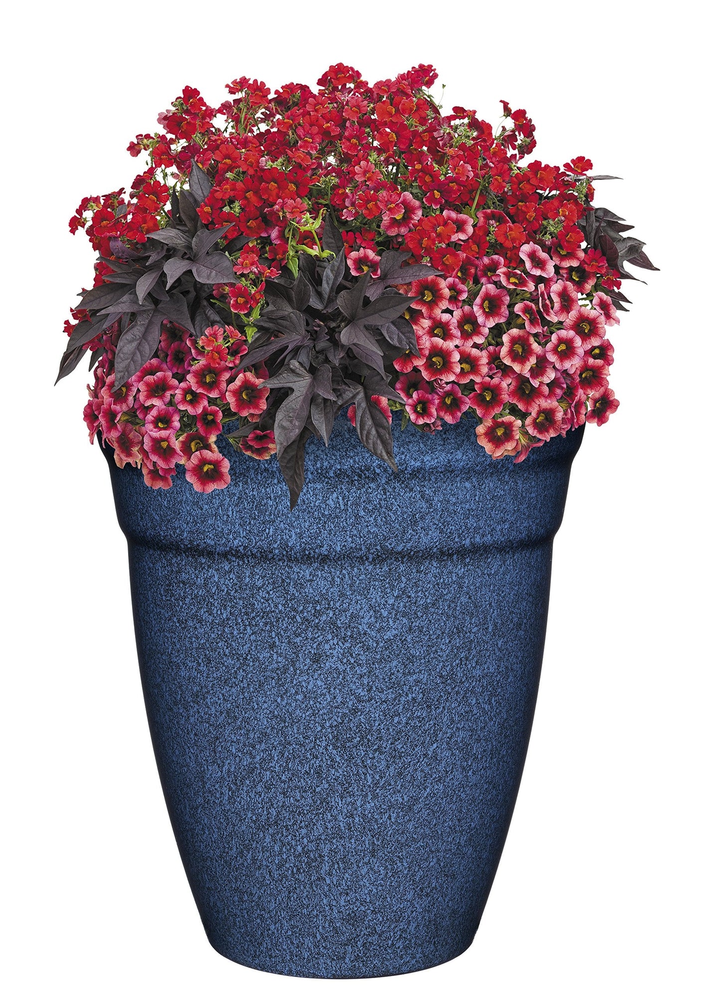 Classic Home and Garden Premiere Collection Planter, Allaire 12", Indigo