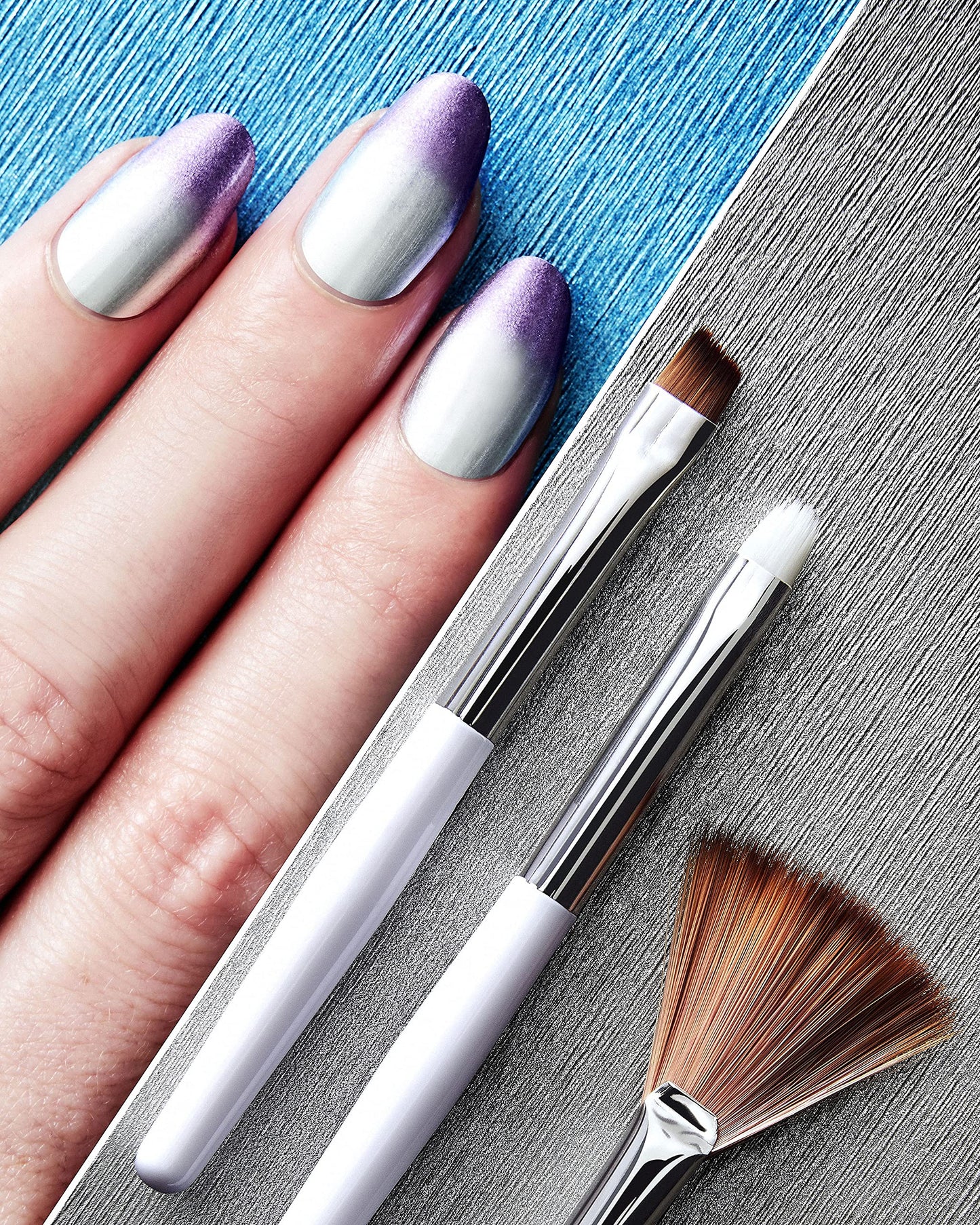 Sally Hansen Nail Salon Pro Brush Kit, 2 Pack, Nail Art Brush Kit, Nail Tools