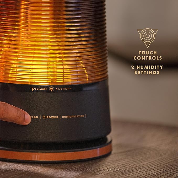 Vornado LUCERNA 3 Alchemy Ultrasonic Humidifier with Ambient Light, 1.5 gallon capacity, 28 Hour Runtime, Modern Luxury Design, Auto Shut-Off