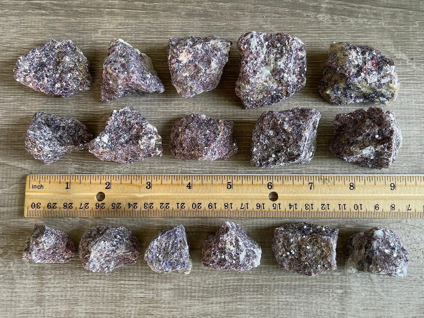 GAF TREASURES Wholesale Raw Lepidolite Crystals, Natural Lepidolite Stone, Natural Rough Lepidolite Crystals, Lepidolite Rough, Lepidolite Healing Crystals (Lepidolite, 0.5 Pound)