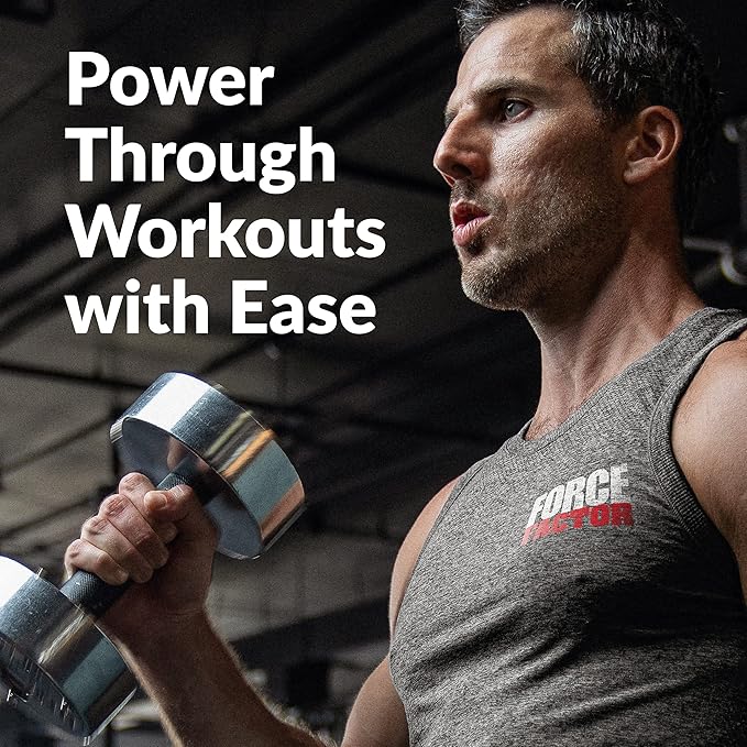 FORCE FACTOR Total Beets Pre-Workout Powder to Boost Energy & Endurance, Increase Strength, and Improve Blood Flow and Pumps, Nitric Oxide Supplement with Beet Root Powder, Watermelon, 30 Servings