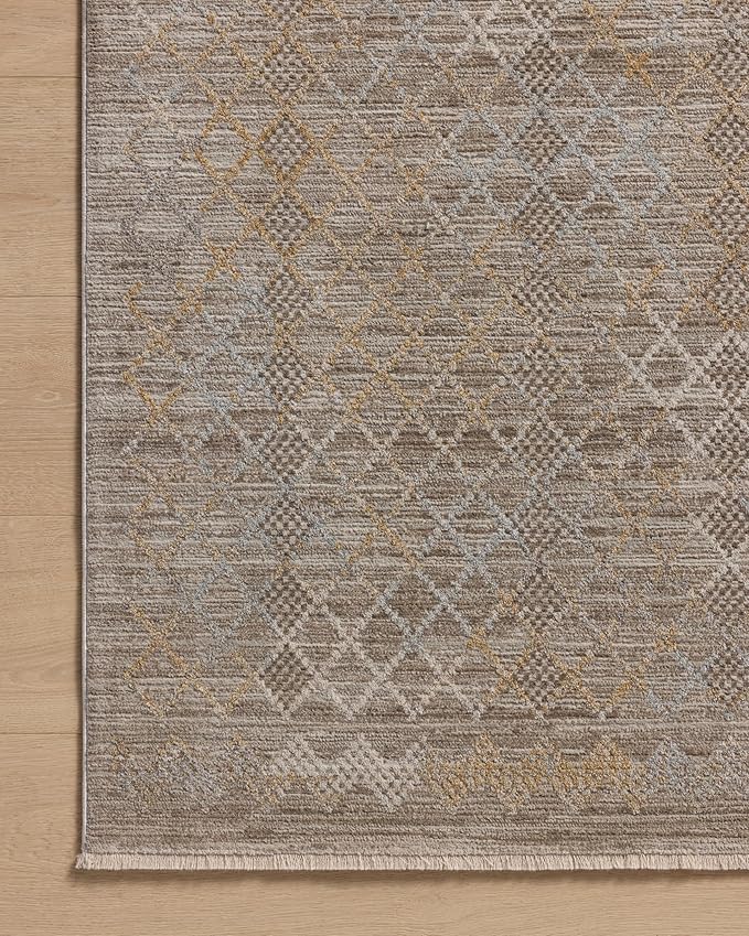 Loloi Amber Lewis Cali Collection CIL-03 Taupe/Multi 2'-3" x 3'-11", .25" Pile Height, Accent Rug