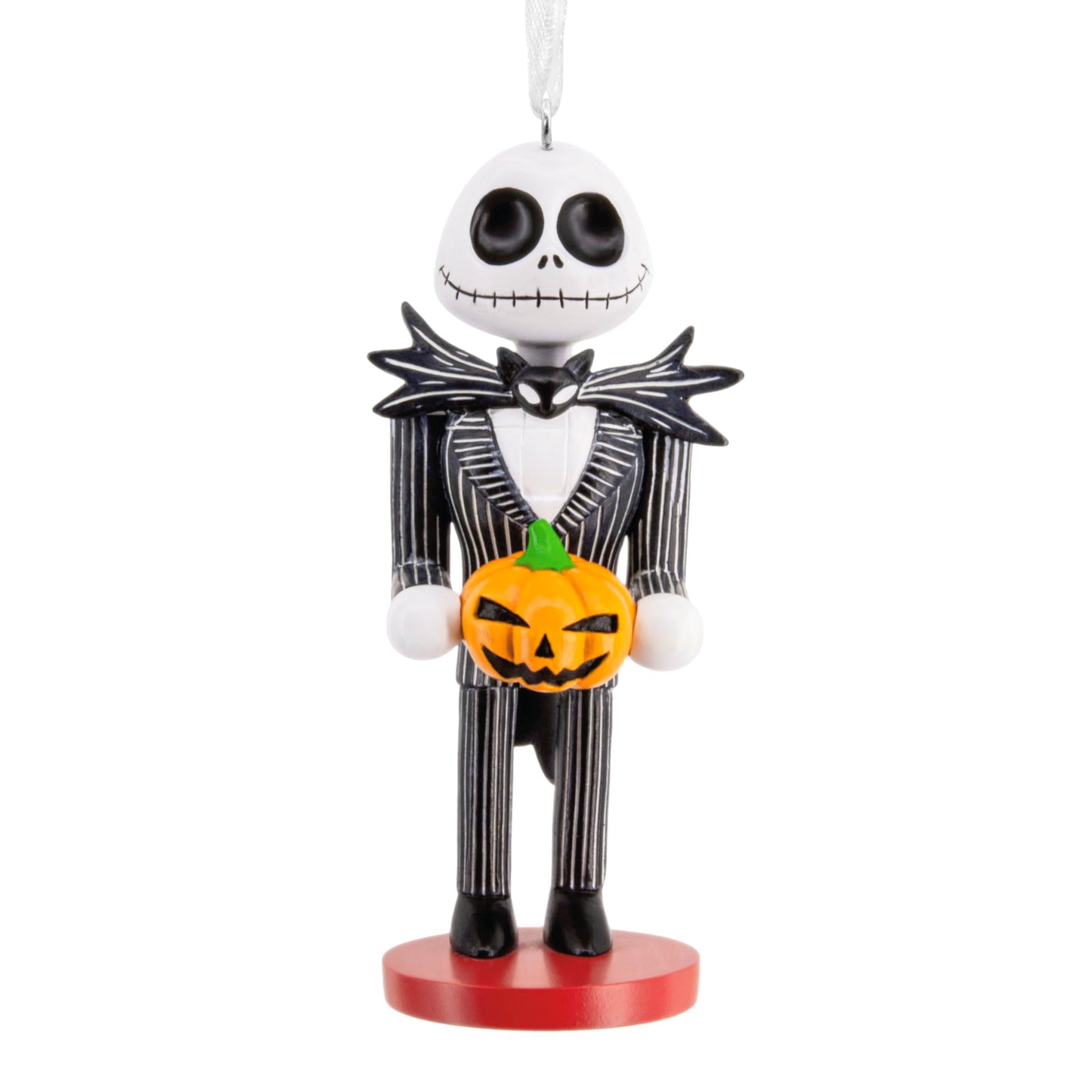 Hallmark Disney Tim Burton's The Nightmare Before Christmas Jack Skellington Nutcracker Christmas Ornament, Gifts for Disney Fans