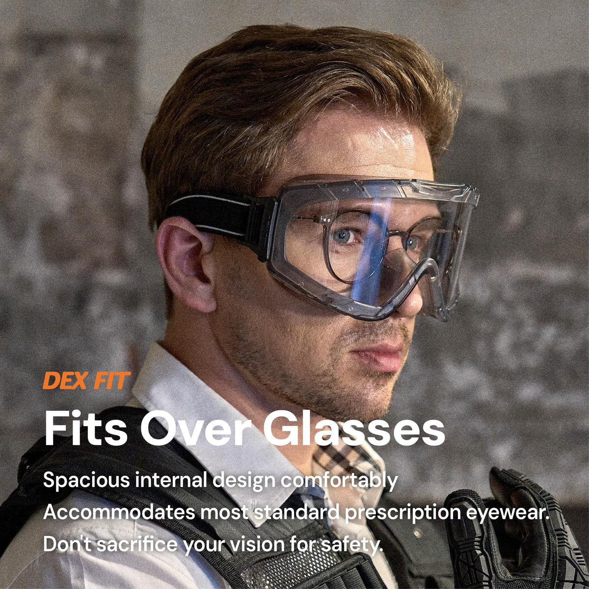 SG220 Plus Full Face Safety Goggles with Detachable Shield