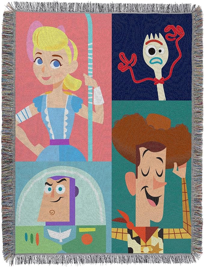 Northwest My New Toys Woven Tapestry Throw Blanket, 48" x 60"